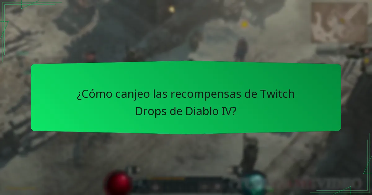 ¿Qué recompensas de Twitch Drops están disponibles para Diablo IV?
