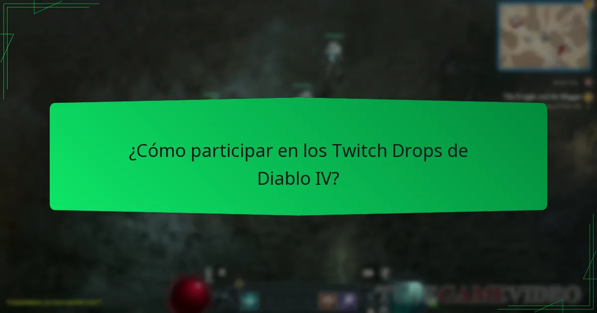 ¿Cuándo es la línea de tiempo de cosméticos de Twitch Drops de Diablo IV?