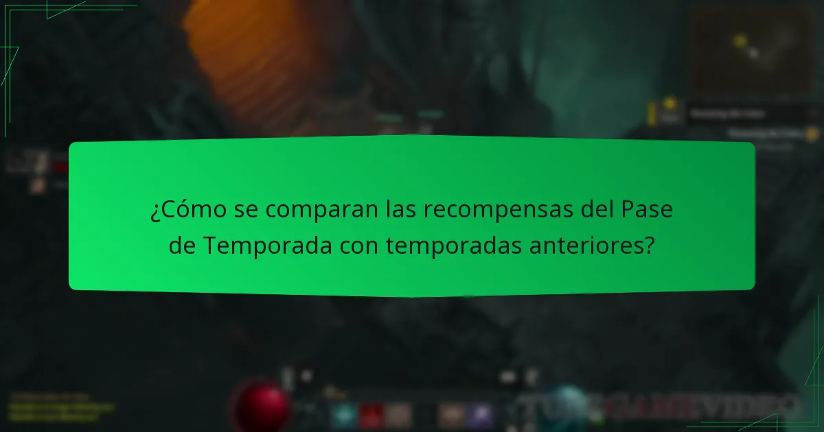 ¿Cómo se comparan las recompensas del Pase de Temporada con temporadas anteriores?