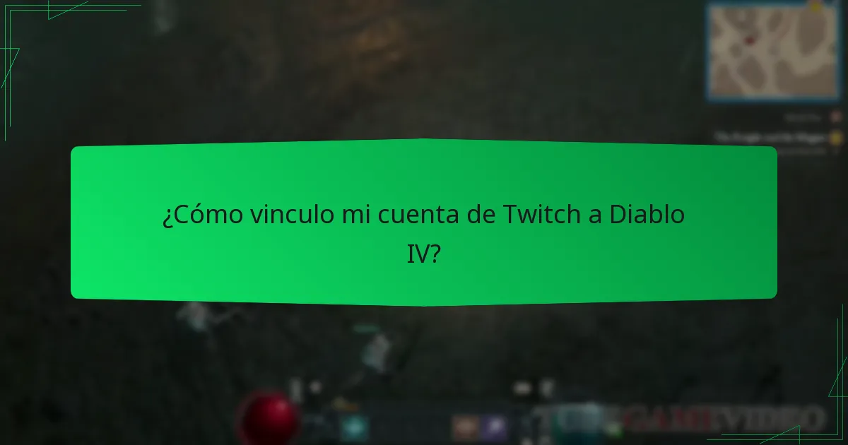 ¿Cómo gano Twitch Drops en Diablo IV?