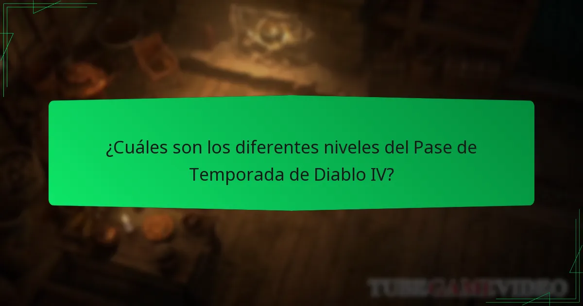 ¿Cuánto cuesta el Pase de Temporada de Diablo IV?