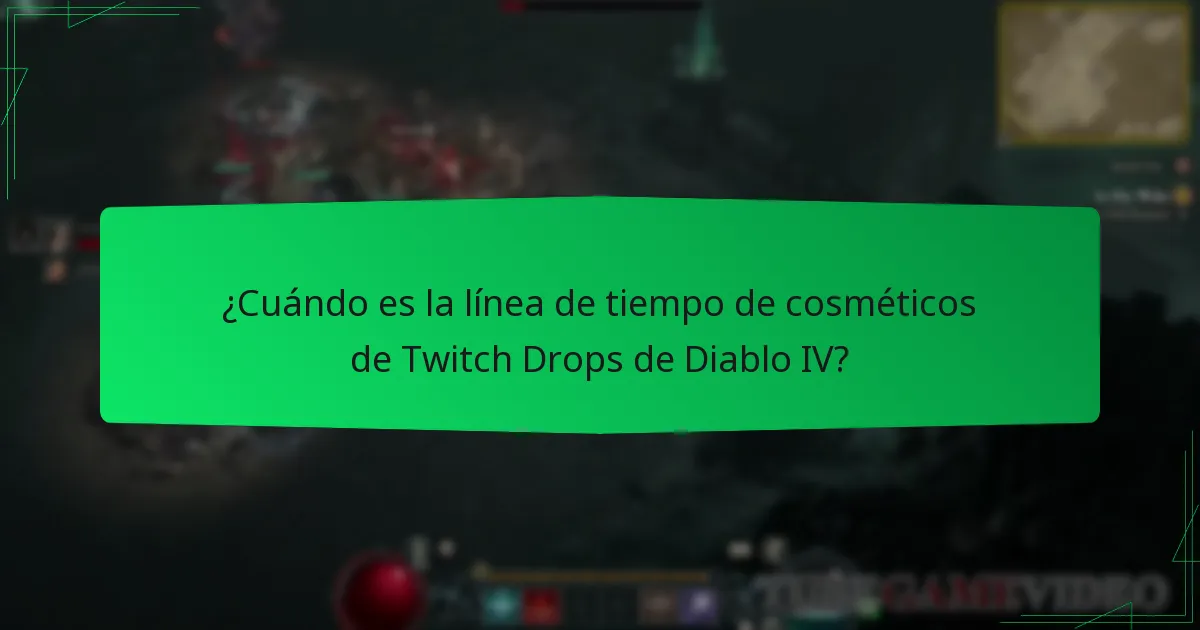 ¿Cómo participar en los Twitch Drops de Diablo IV?