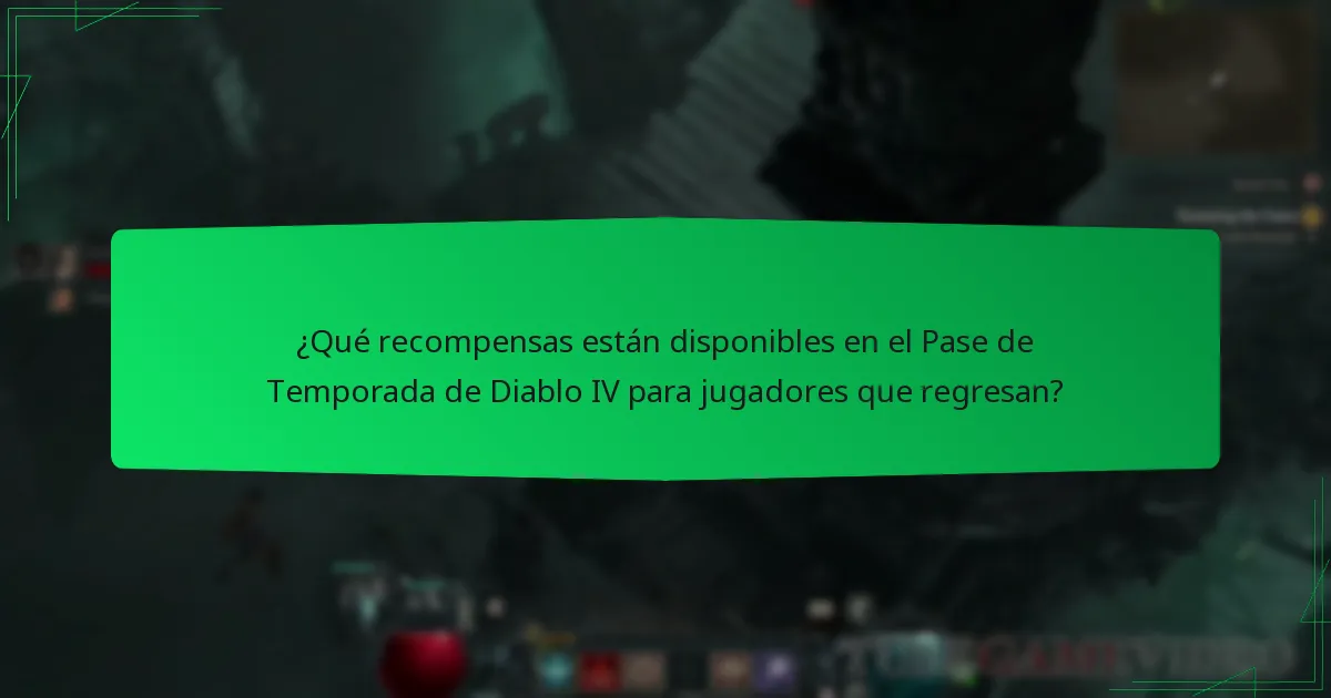 ¿Cómo pueden los jugadores que regresan comprar el Pase de Temporada de Diablo IV?